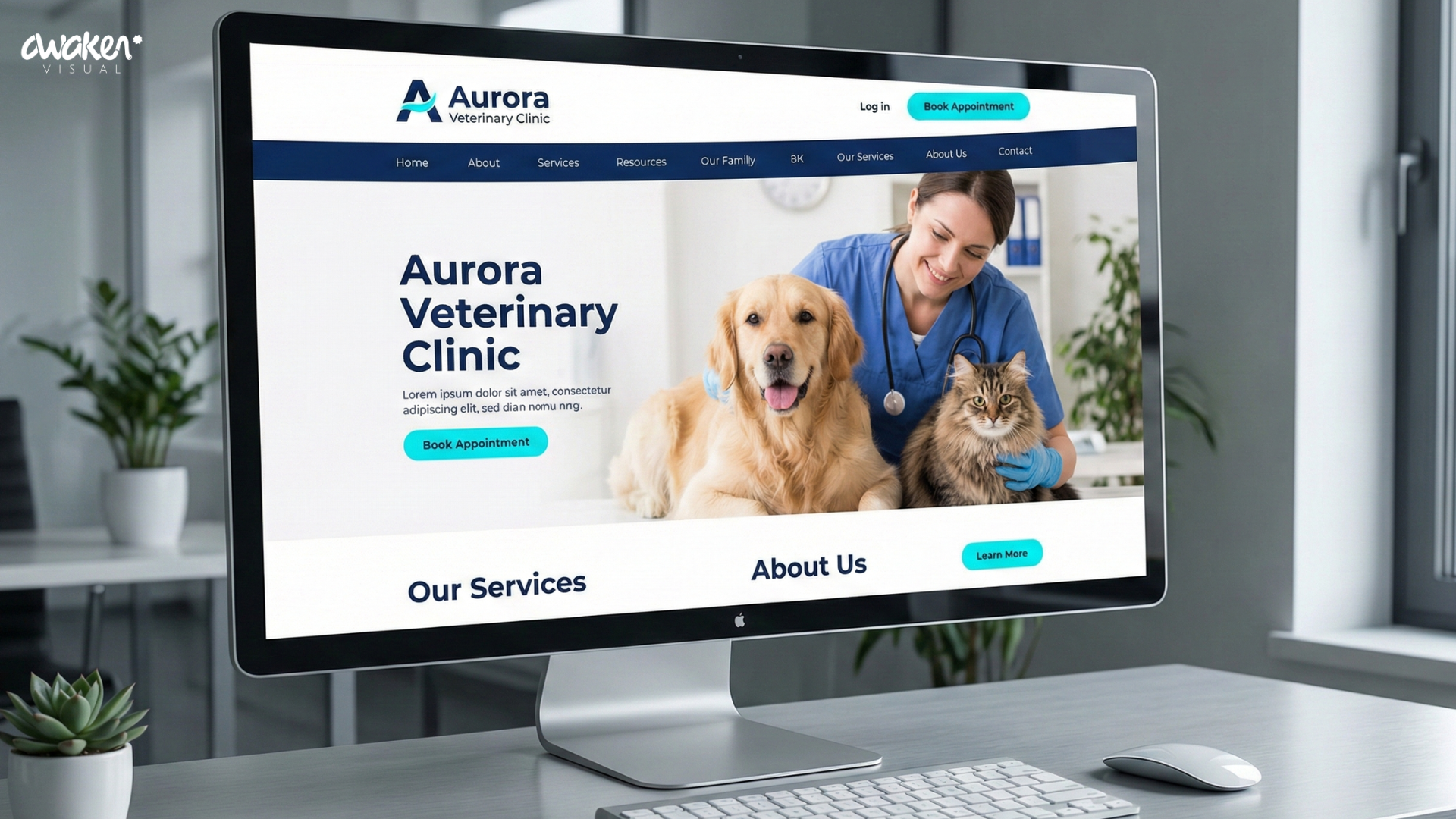 Paletas de colores para veterinarias: Guía de identidad visual estratégica para generar confianza