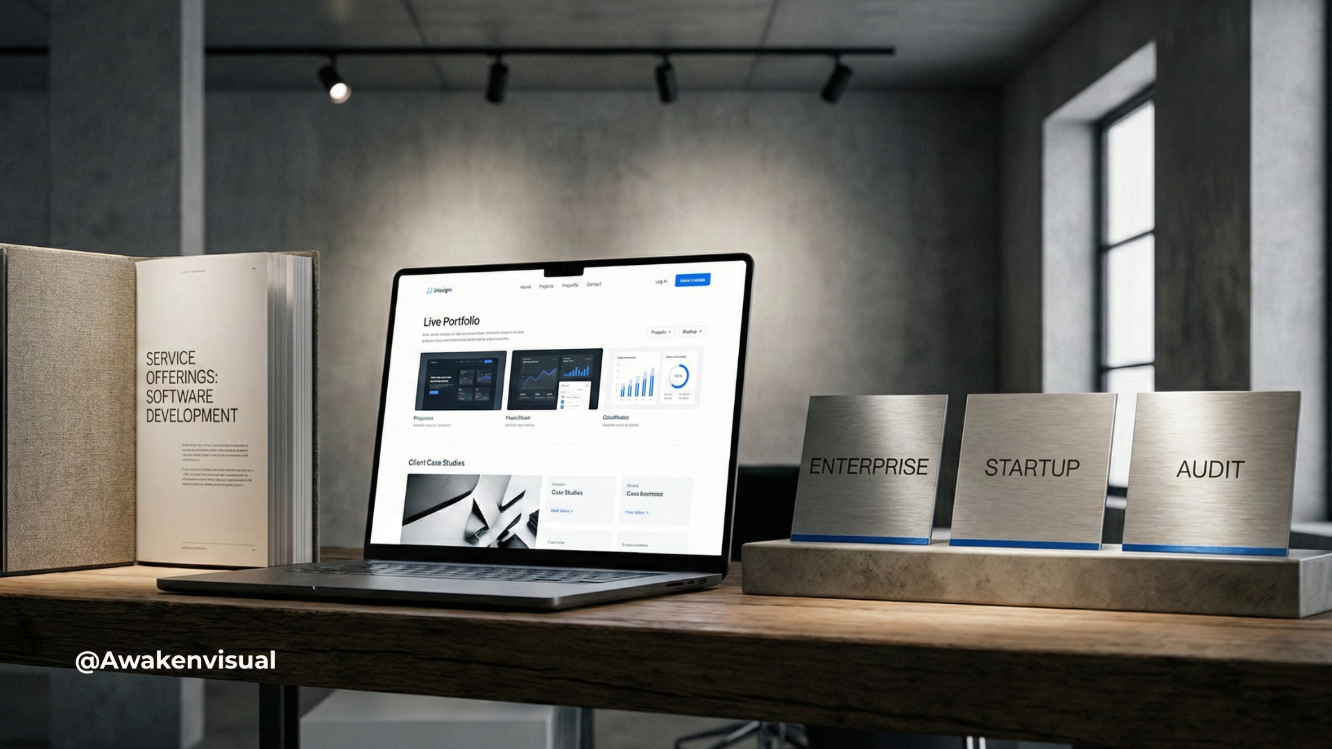 Haz un portafolio de servicios que consiga clientes: