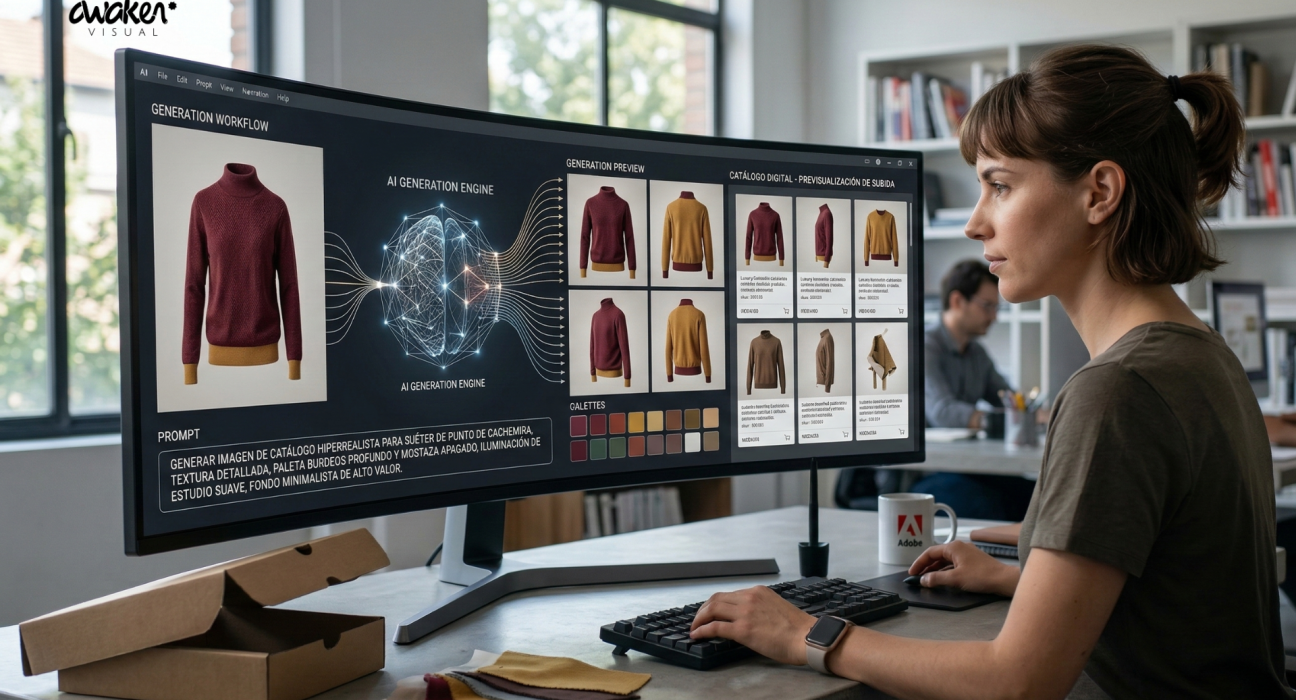 Más allá del prompt: Cómo optimizamos imágenes con IA para diseño de empaques
