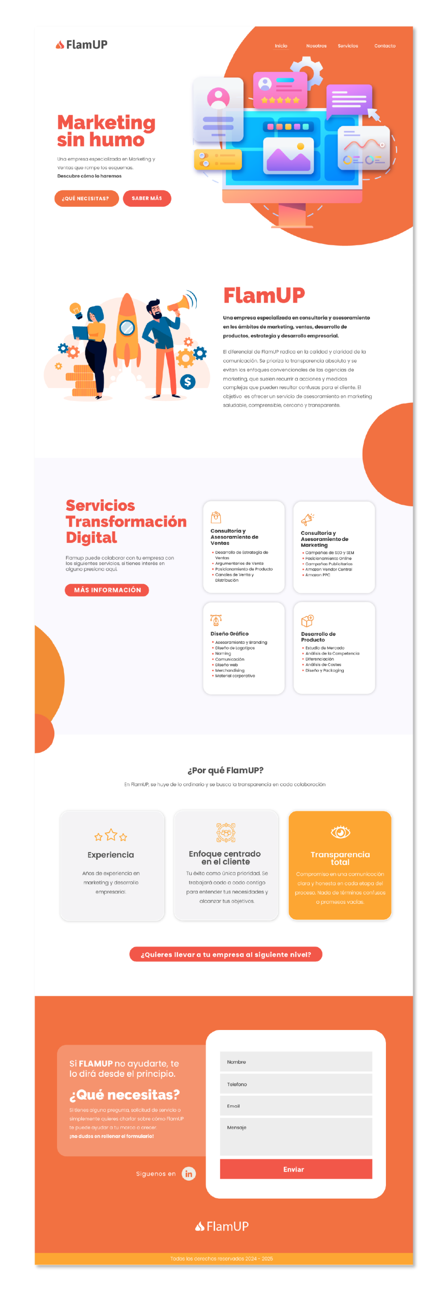FLAMUP DISEÑO WEB AWAKEN VISUAL