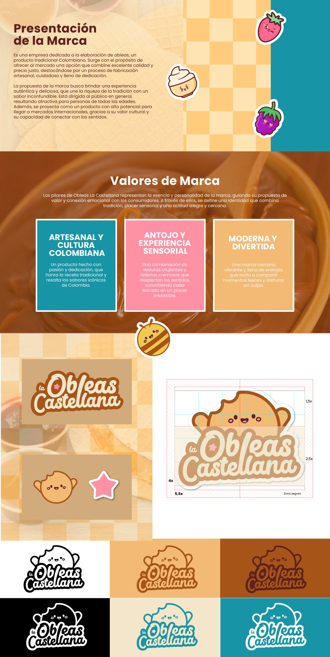 Obleas la castellana - Branding